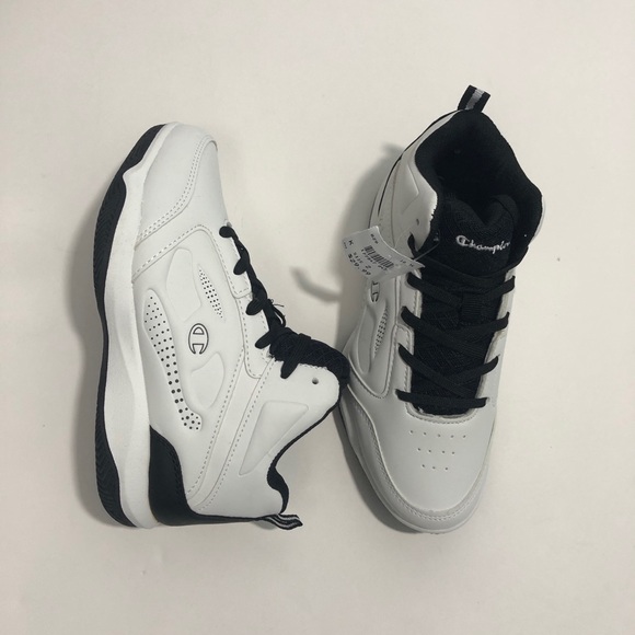 white champion high tops